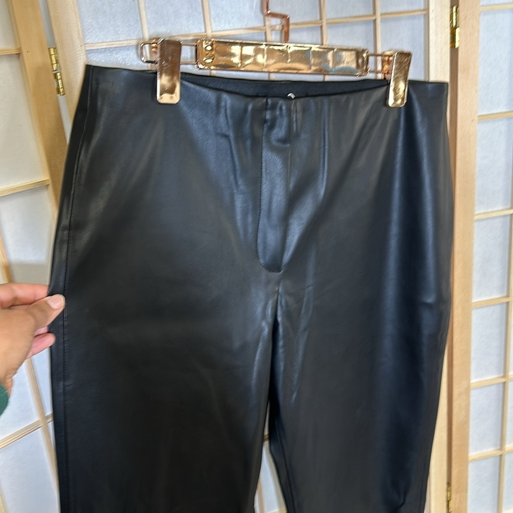 NWT Mango Faux-leather pants - Picture 7 of 14